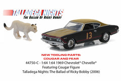 1969 Chevrolet Chevelle from Talladega Nights 1/64 Scale Diecast and Cougar