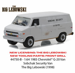 1985 Chevrolet G-20 Sobchak Security Van from The Big Lebowski 1/64 Scale Diecast