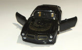 Jada Toys 1972 Black Pontiac Firebird  96798 - 1/24 scale Diecast Model Car - NOBOX