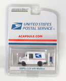 United States Postal Service Long Life Vehicle LLV 1/64 Diecast Model with Mailbox by Greenlight