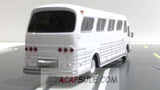 White (blank) Undecorated 1/87 Scale 1966 GM PD4107 Buffalo Coach Bus Diecast Model