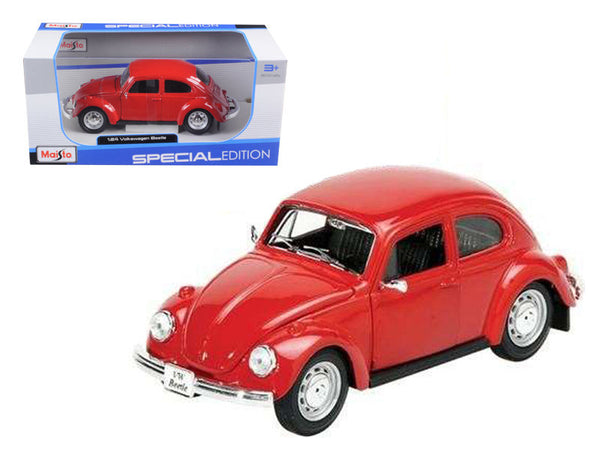 Maisto Special Edition Red Volkswagen Beetle 1/24th Scale Diecast Model