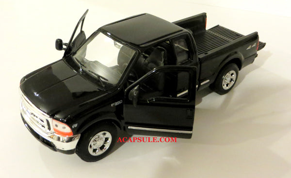 Black 1999 Ford F-350 Super Duty Pick Up 1/24 Scale Diecast Model