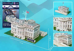 White House 3D Model 64 Pieces