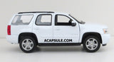 White 2008 Chevy Tahoe 1/24th Scale Diecast Model