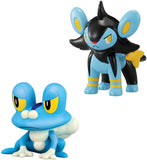 Tomy Pokemon X & Y Froakie vs Luxio 2 pack Small Figures