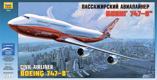 Zvezda Boeing 747-8 1/144 Model Kit