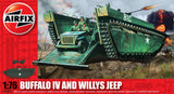 Buffalo IV and Willys Jeep 1/76 Model Kit