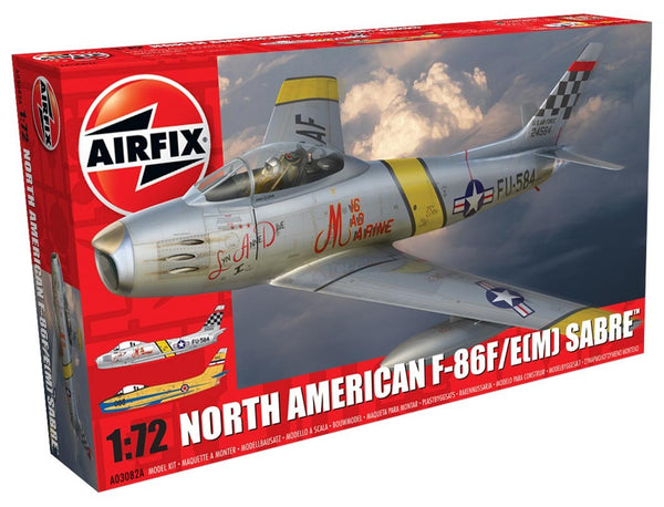 North American F-86F/E(M) Sabre 1/72 Scale Model Kit