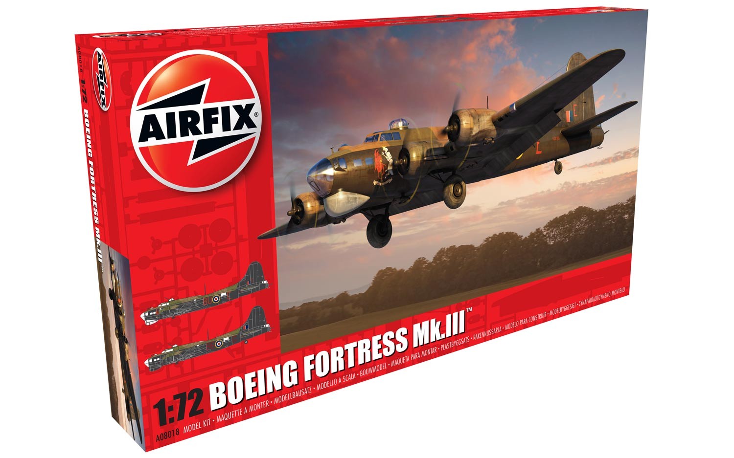 Airfix : Boeing B-17G Flying Fortress : 1/72 Scale Model