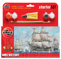 HMS Victory Starter Set (Comes with Paint, Brushes and Glue)