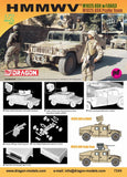 Dragon 1/72 Humvee M1025 ASK LRAS3 & 1/72 Humvee M1025 Loudspeaker (Twin Pack)