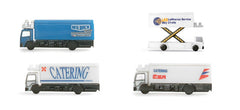 Herpa Airport Accessories 4 (Four) Catering Trucks 1/500 Scale