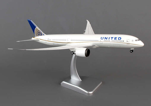 Hogan United Airlines Boeing 787-9 1/200 Scale Model w Gears & Stand