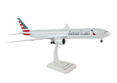 Hogan American Airlines New Livery 777-300 1/200 Scale Model w Gears & Stand