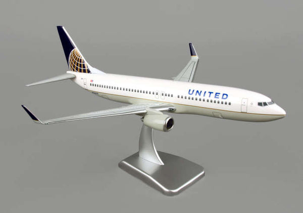 Hogan United Airlines Boeing 737-800 1/200 Scale Model w Gears & Stand