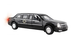 US Presidential Limousine Diecast Pullback with Lights