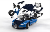 Bugatti Veyron 16.4 Construction Toy (Blue)