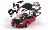 (Black and Red) Bugatti Veyron 16.4 Construction Toy