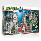 Wrebbit 3D Foam Jigsaw Puzzle Neuschwanstein Castle , 890-Piece
