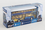 New York City MTA Double Decker Toy Bus with Lights and Sound