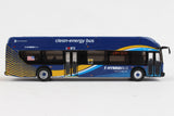 New York City Transit M104 Midtown 42nd Street 1/87 Scale New Flyer Xcelsior Electric Transit Bus