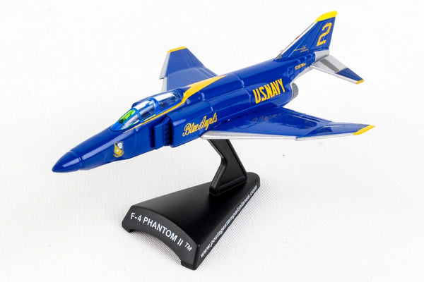 F-4 Phantom II Blue Angels 1/155 Scale Diecast Model with Stand