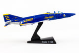 F-4 Phantom II Blue Angels 1/155 Scale Diecast Model with Stand
