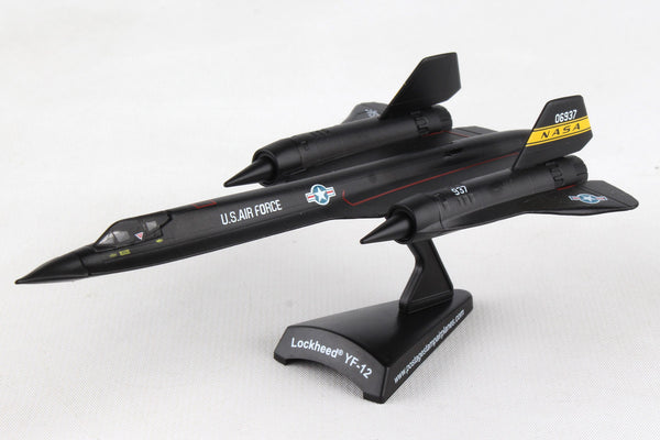 NASA Lockheed YF-12 SR-71 Blackbird  1/200 Diecast Model with Stand