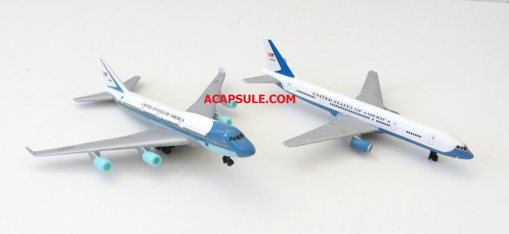 Air Force One and Air Force Two Toy Plane Set – Acapsule Toys and