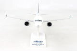 Skymarks Alaska Airlines Boeing 737 MAX 9 N913AK 1/130 Model Plane with Stand
