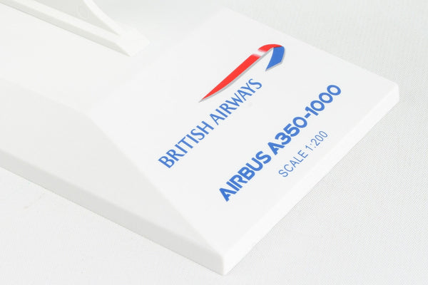 Skymarks British Airways Airbus A350-1000 G-XWBA 1/200 Scale Plane with Stand