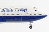 Skymarks SKR1037 Negus Heritage Livery British Airways 747-400 1/200 Scale Model Plane
