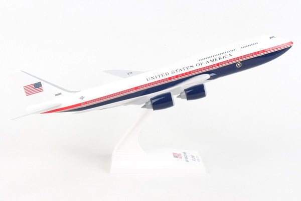 Skymarks SKR1069 Air Force One Red White and Blue Livery 747-8 1/250 Scale Model with Stand