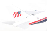 Skymarks SKR1069 Air Force One Red White and Blue Livery 747-8 1/250 Scale Model with Stand