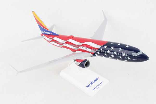 Skymarks Southwest Freedom One N500WR Boeing 737-800 1/130 Scale with Stand SKR1087