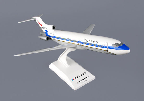 Skymarks Model United Airlines 727-200 Delivery Colors 1/150 Scale with Stand