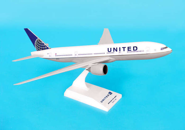 Skymarks United Airline New Logo 777-200 1/200 Scale Plane with Stand