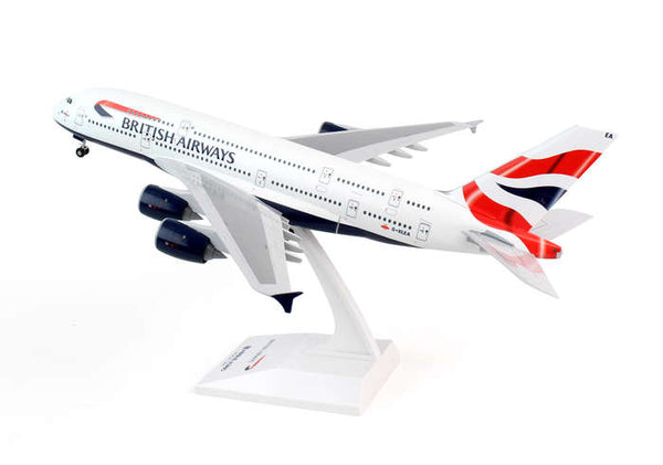 Skymarks Model British Airways A380 1/200 Scale with Stand and Gears #G-XLEA