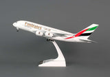 Skymarks Model Emirates Airlines A380-800 1/200 Scale with Stand and Gears Reg A6-EEA