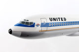 Skymarks Model United Airlines 727-100 N7001U Museum of Flight 1/150 Scale with Stand
