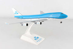 Skymarks SKR940 Model KLM 747-400 1/200 Scale with Stand and Gears PH-BFT