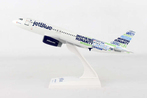 Skymarks Jetblue 15 Year Anniversary Bluemanity Airbus A320 N598JB 1/150 Scale Model with Stand