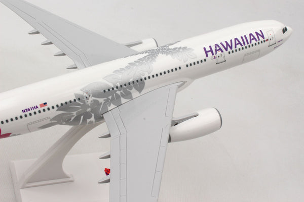 Skymarks SKR987 Hawaiian Airlines A330-200 1/200 Scale Model Plane with Stand N361HA Hoko Mau