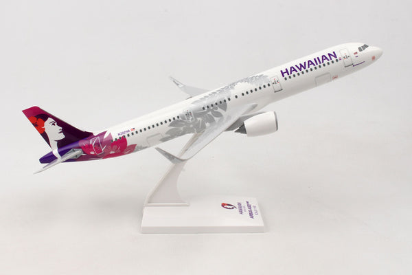Skymarks Hawaiian Airlines A321 Neo 1/150 Scale Model Plane with Stand N202HA SKR990