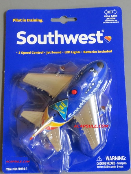 Southwest Airlines Heart Livery Pullback Plane with Lights & Sound